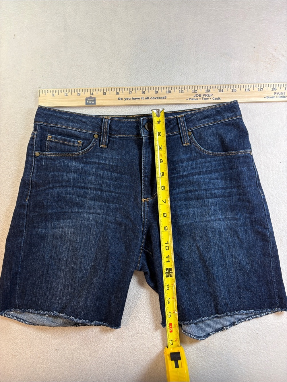 Just Black Dark Blue Denim Jean Shorts